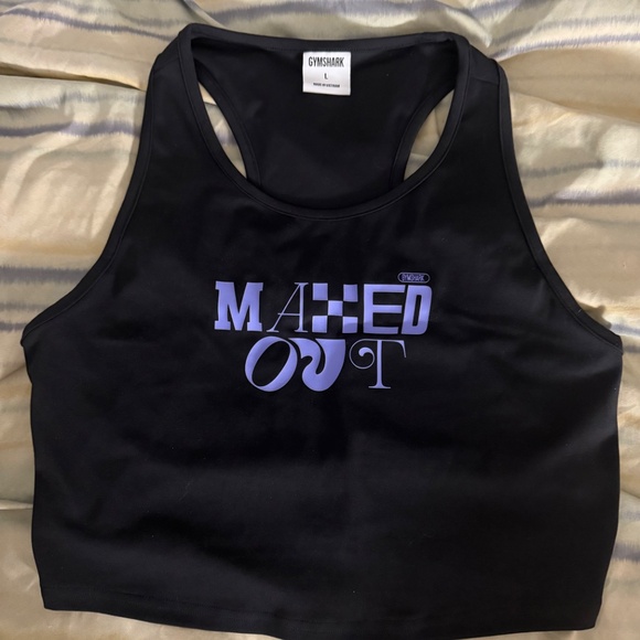 Gymshark Maxed Out Tank Black L Sold Out - Picture 5 of 8